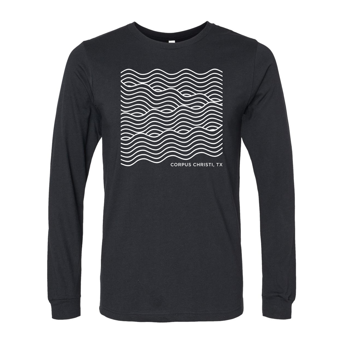 Corpus Christi Waves Long Sleeve Tshirt Made in Corpus Christi