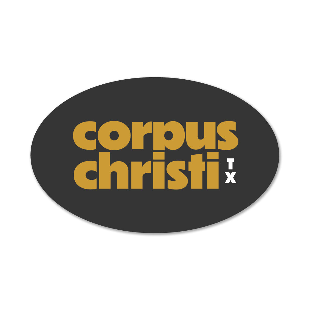 Corpus Christi Retro Decal/Sticker Made in Corpus Christi