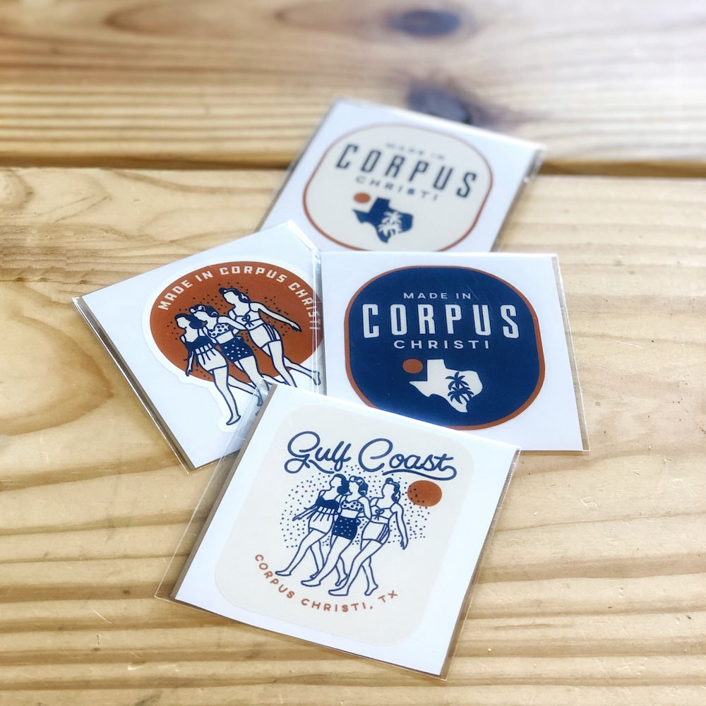 Made in Corpus Christi Badge Decal/Sticker