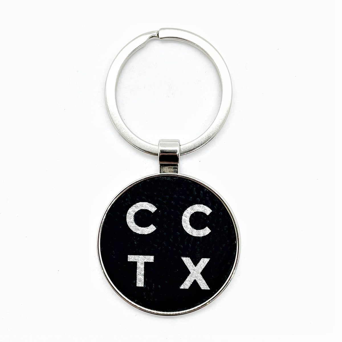 Black/Silver Keychain