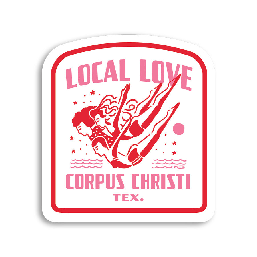 Local Love 23 Decal/Sticker Made in Corpus Christi