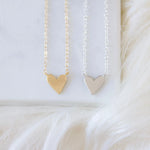 Heart Necklace: Gold Filled / 17"