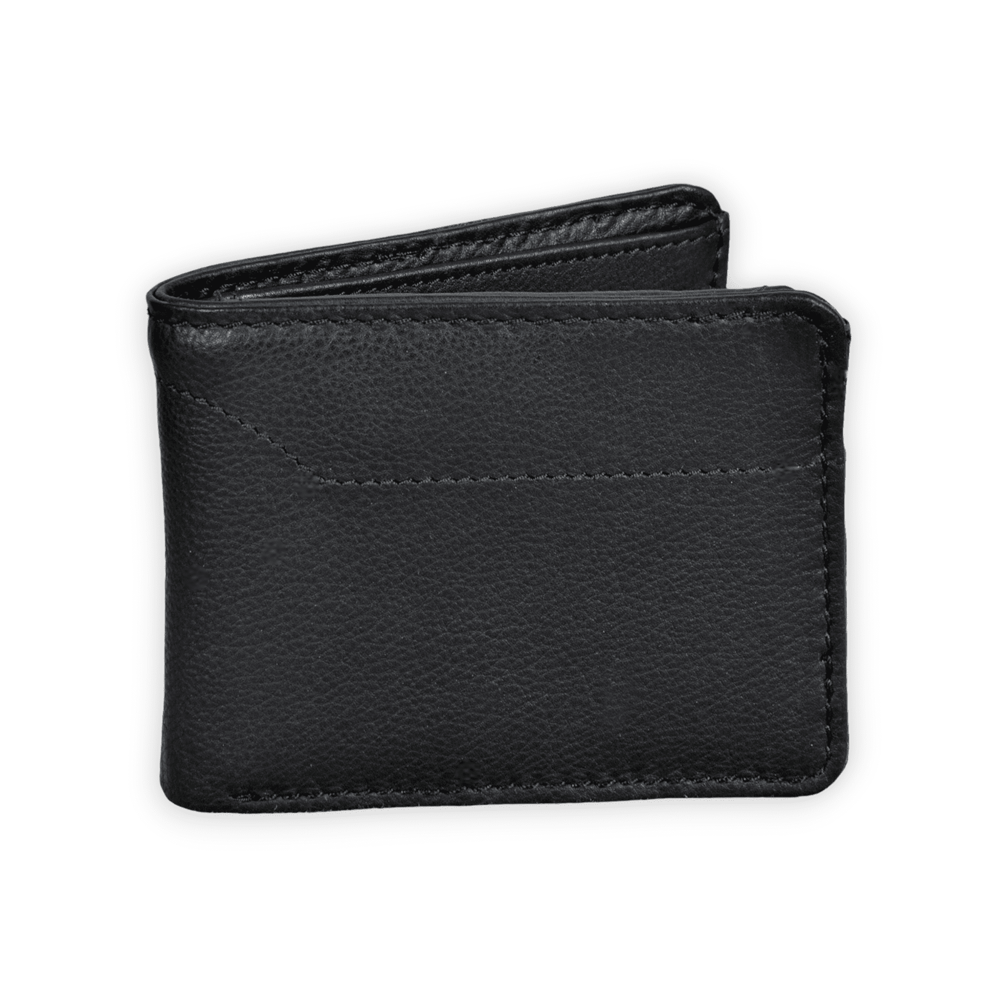 Denali Leather Bifold Leather Wallet Mens Leather Wallet: Black