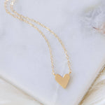 Heart Necklace: Gold Filled / 17"