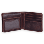 Denali Leather Bifold Leather Wallet Mens Leather Wallet: Black