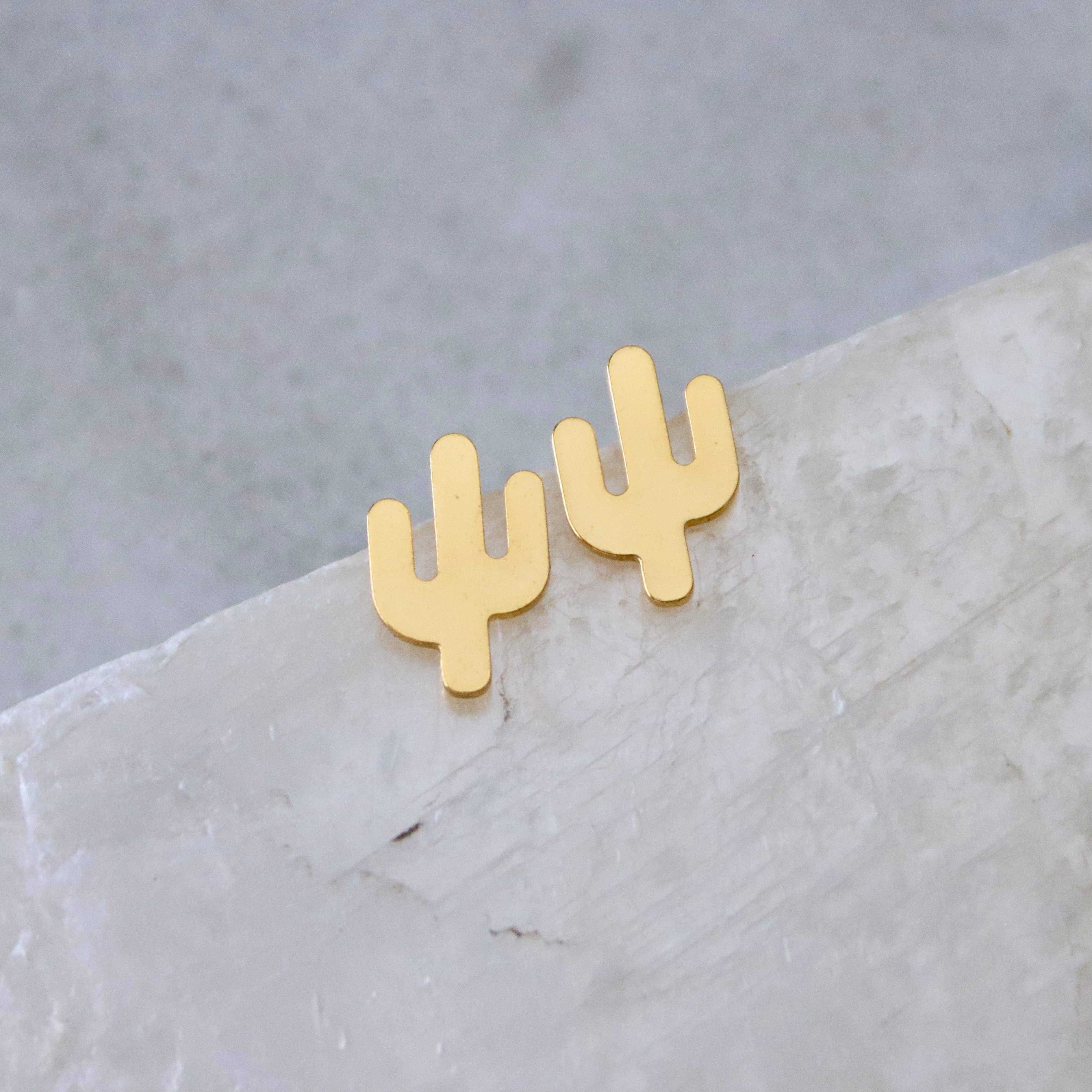 Cactus Stud Earrings