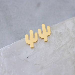 Cactus Stud Earrings