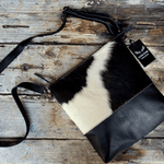 Genuine Cowhide Crossbody Bag Black Highlands Purse