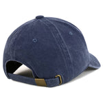 Number 67 Gold Thread Embroidered Pigment Dyed Baseball Cap