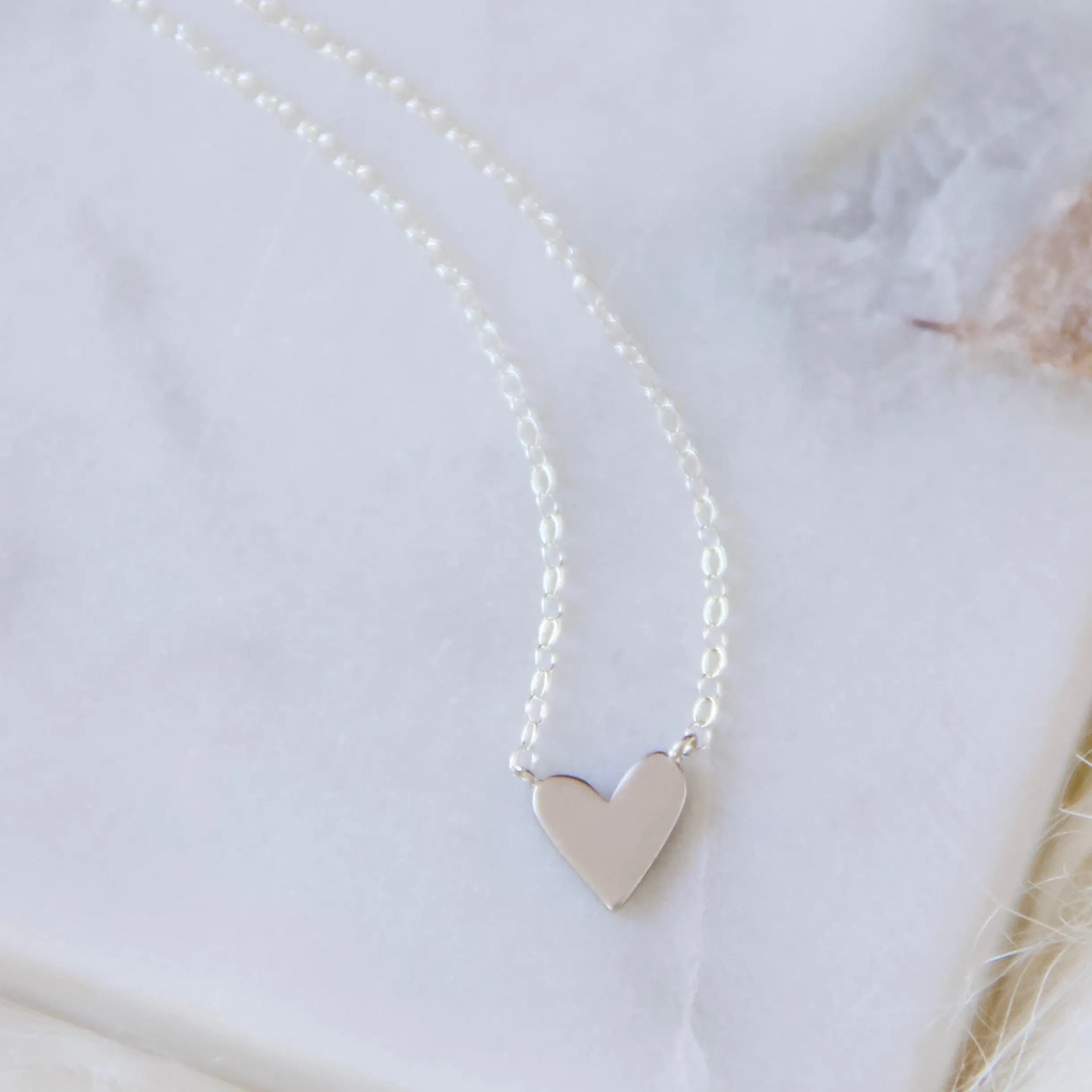 Heart Necklace: Gold Filled / 17"