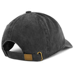 Number 67 Gold Thread Embroidered Pigment Dyed Baseball Cap