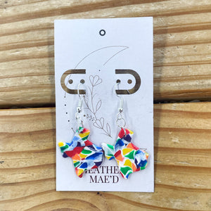 Texas Pride Clay Earrings