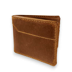 Denali Leather Bifold Leather Wallet Mens Leather Wallet: Black