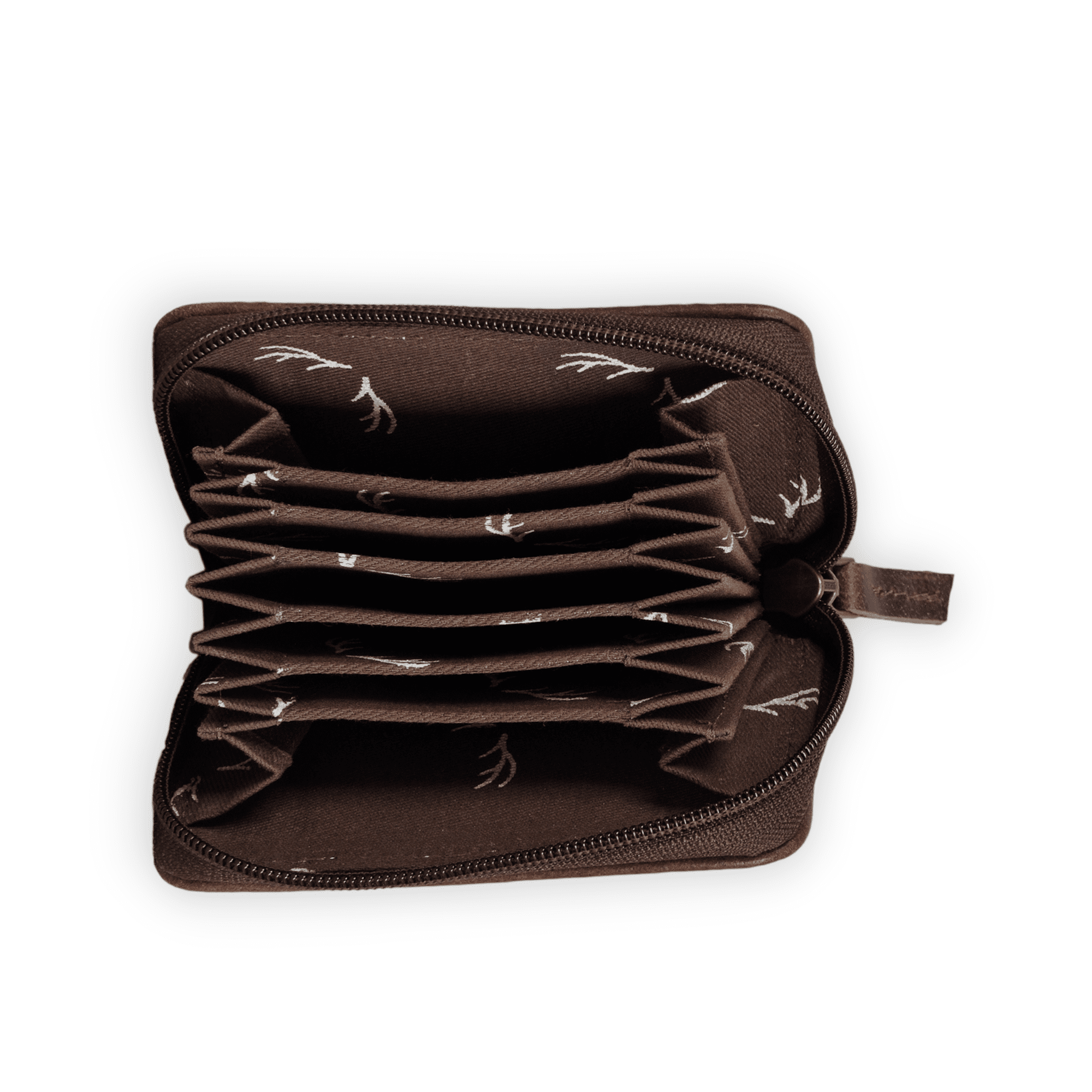 Cowhide Credit Card Wallet Cowhide Wallet Small Leather Highlands Wallet: Vintage Brown Leather Cowhide Wallet