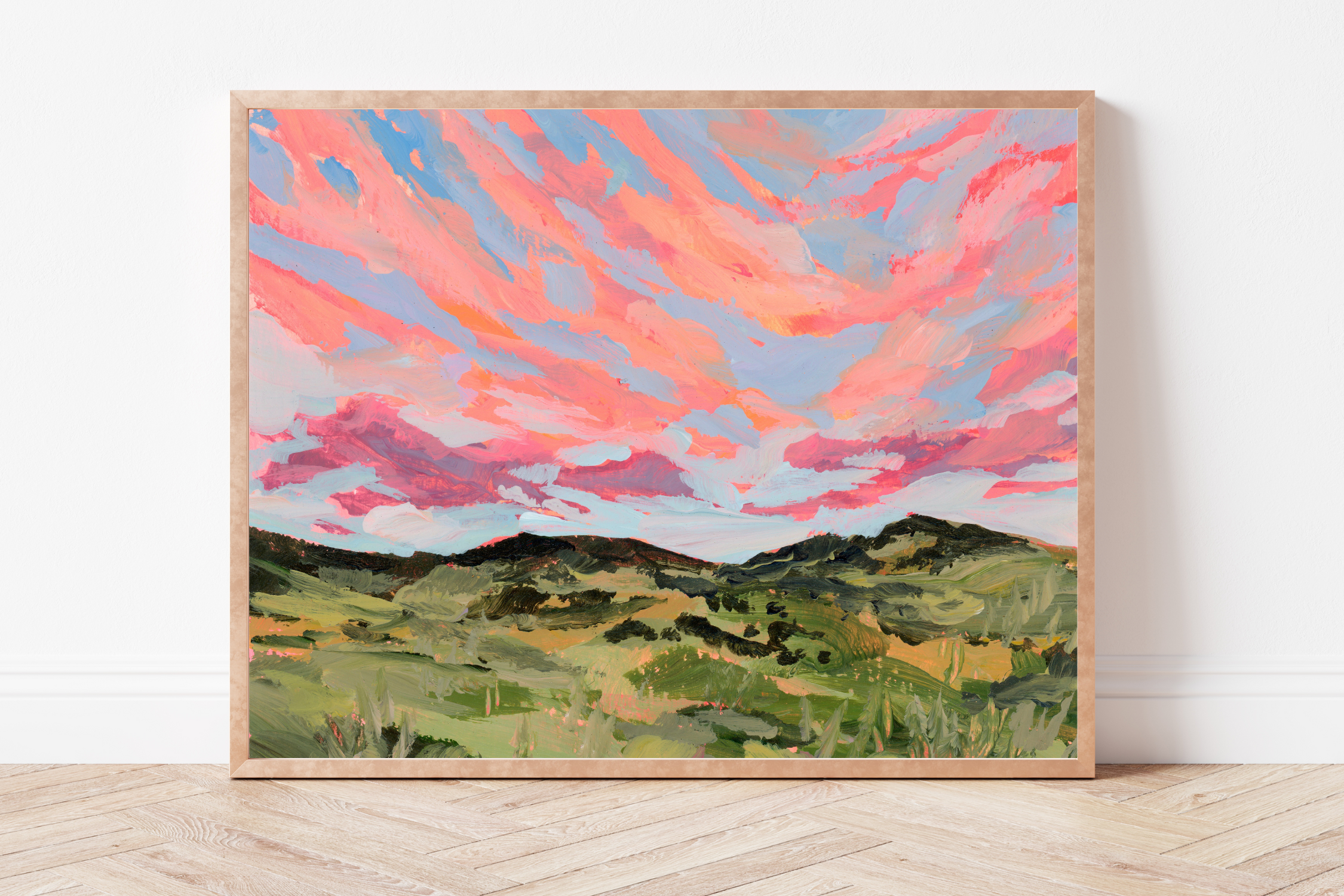 Nebraska Sunset Fine Art Print: 6x6"