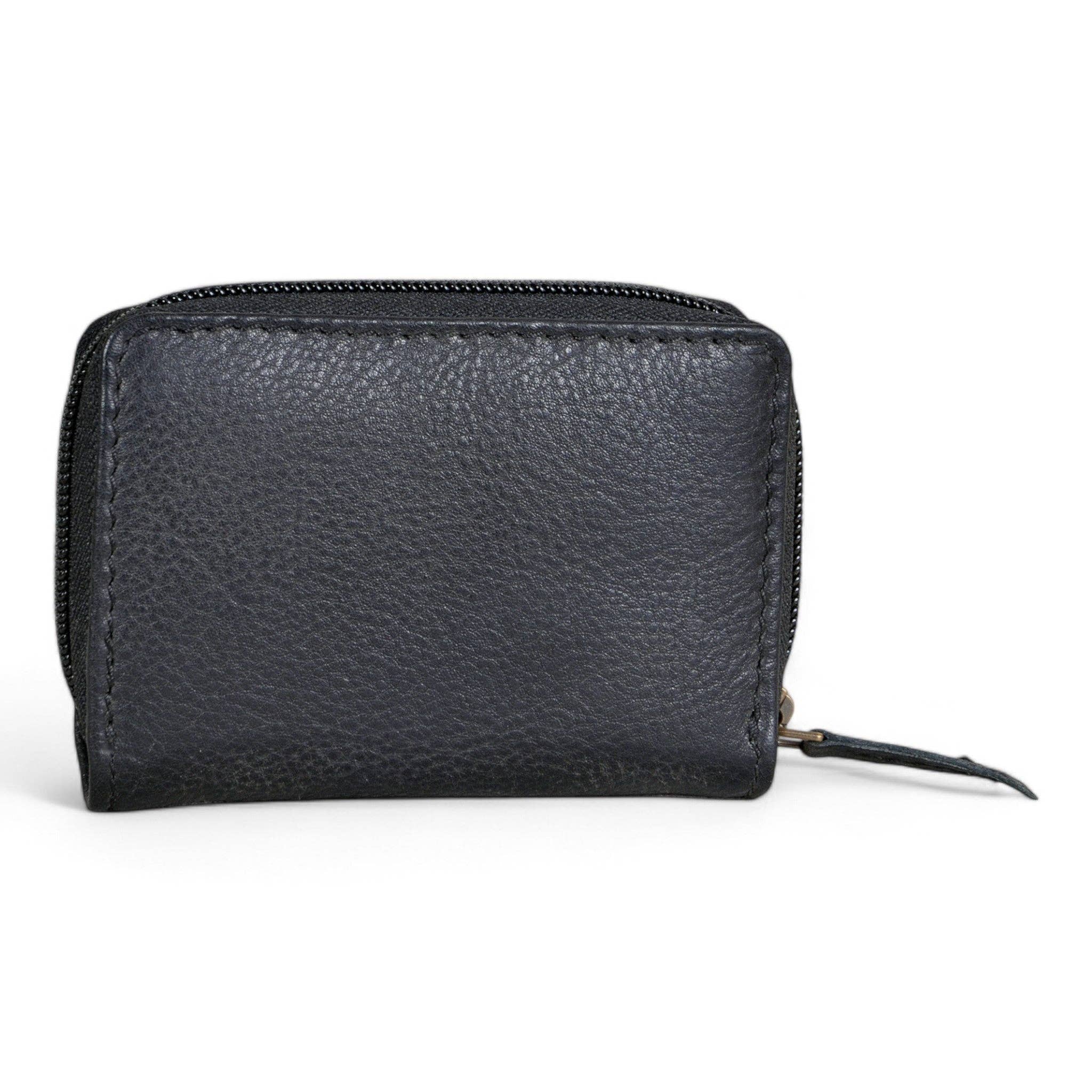 Cowhide Credit Card Wallet Cowhide Wallet Small Leather Highlands Wallet: Black Leather No Cowhide Wallet