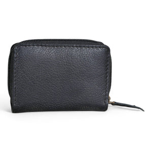 Cowhide Credit Card Wallet Cowhide Wallet Small Leather Highlands Wallet: Black Leather No Cowhide Wallet