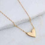 Heart Necklace: Sterling Silver / 17"