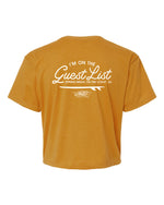 Concrete Street - 2024 Spring Break 'Guest List' Crop Tee