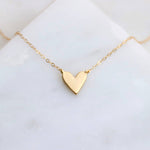 Heart Necklace: Sterling Silver / 17"
