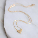 Heart Necklace: Sterling Silver / 17"