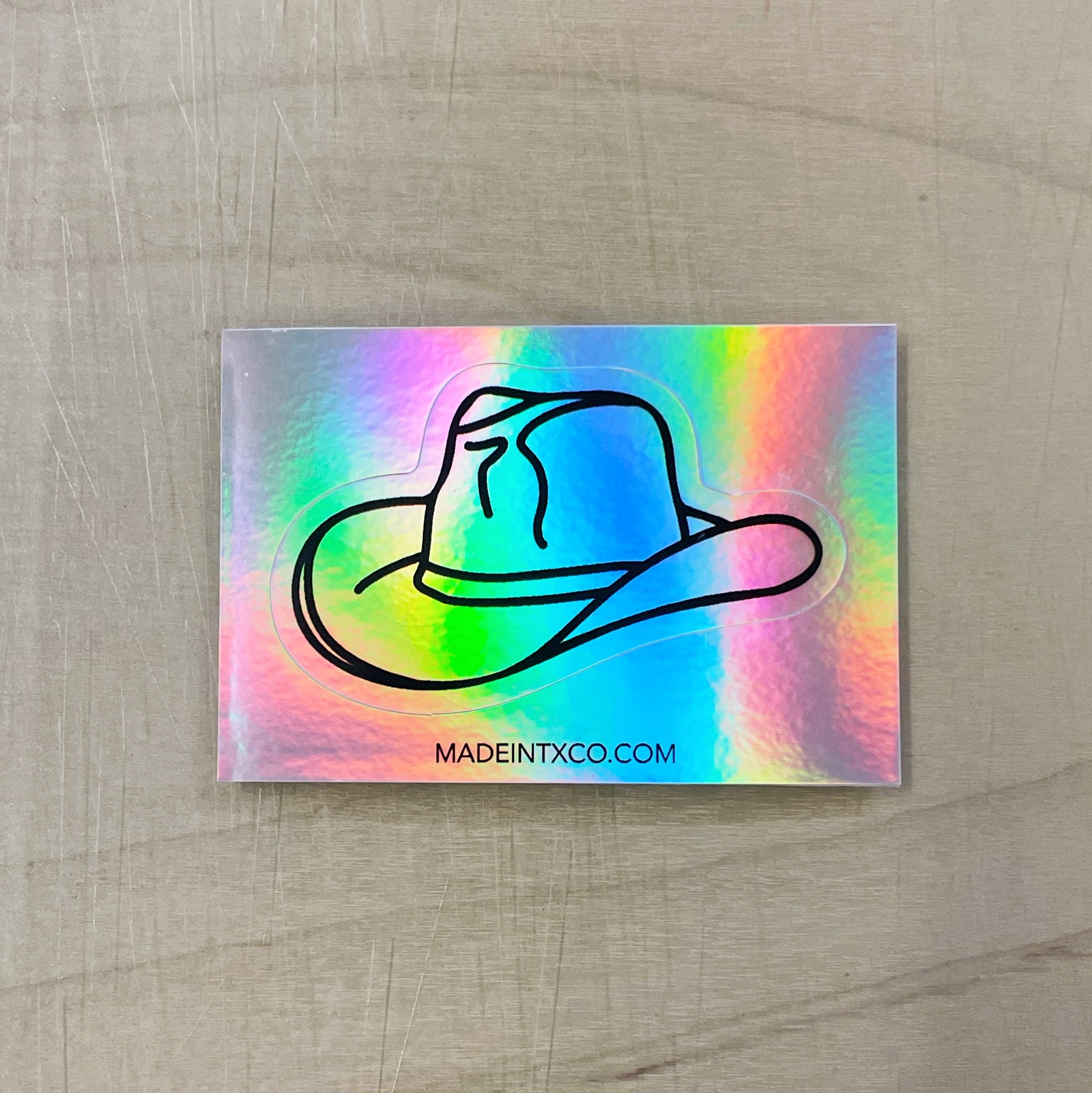 Holographic Decal - Cowboy Hat