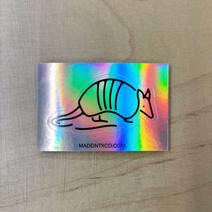 Holographic Decal - Armadillo