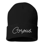 Corpus Heart Embroidered Beanie