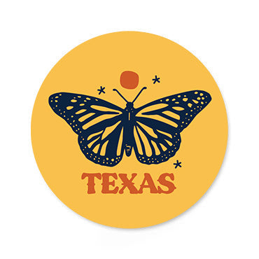 Texas Butterfly Decal