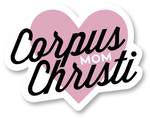 Corpus Christi Mom Heart Decal/Sticker