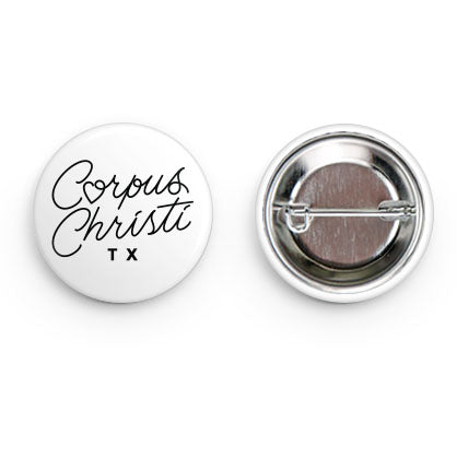 Corpus Christi Heart Button