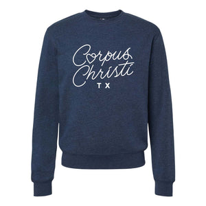 Corpus Christi Heart Luxe Crewneck Sweatshirt