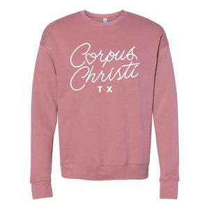Corpus Christi Heart Luxe Crewneck Sweatshirt