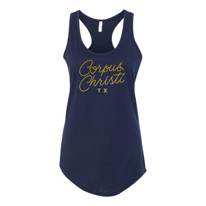 Corpus Christi Heart Tank - Racerback