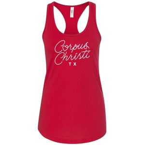 Corpus Christi Heart Tank - Racerback