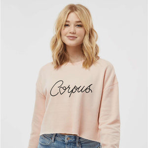 Corpus Heart Cropped Sweatshirt