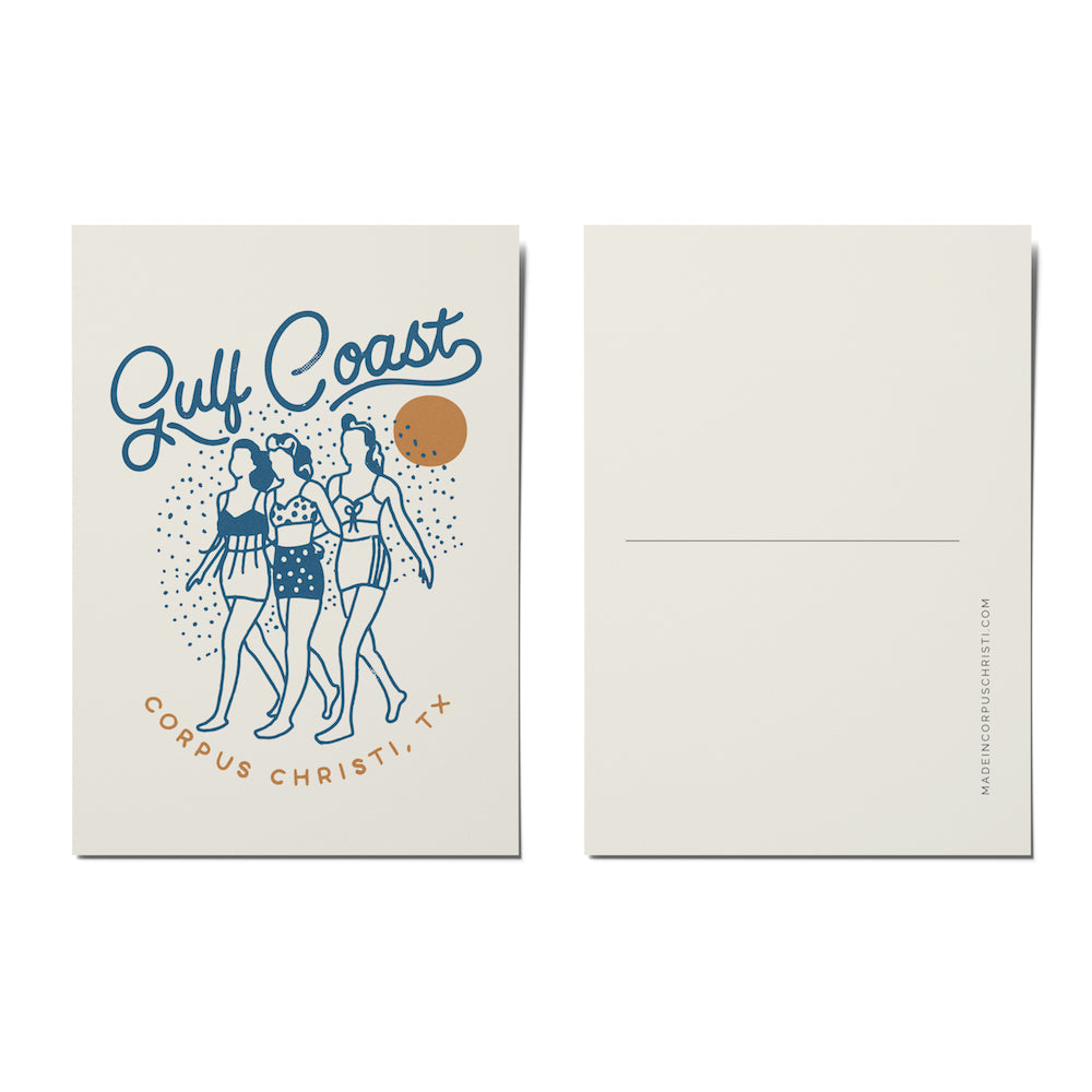 Postcard-Gulf Coast Girls