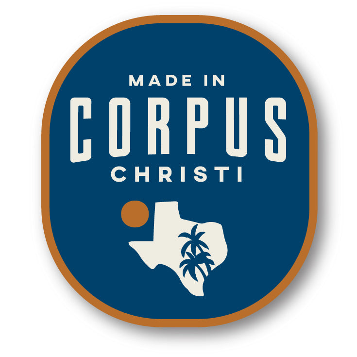 Made in Corpus Christi Badge Decal/Sticker