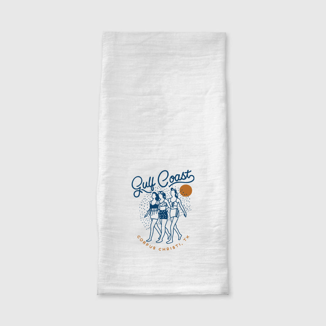 Gulf Coast Girls Dish Towel