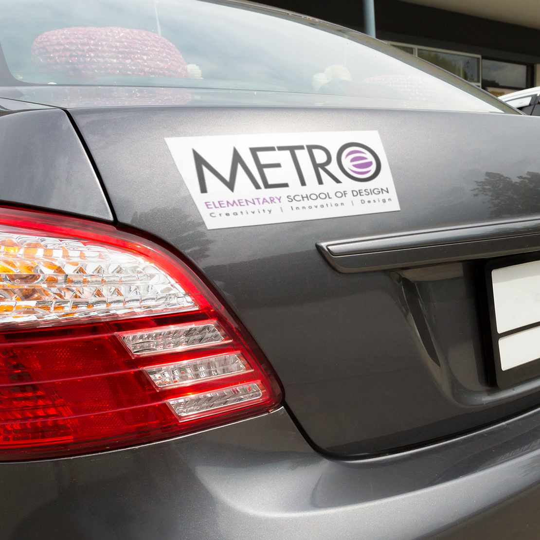 Metro E - Car Magnet