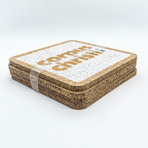 Retro Corpus Christi Coaster Set