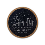Sparkling City Coaster Set
