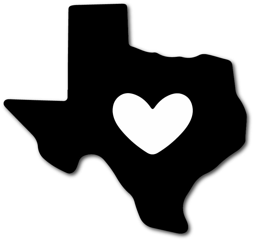 Heart of Texas Decal