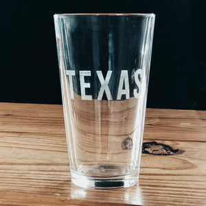 Texas Bold Pint Glass