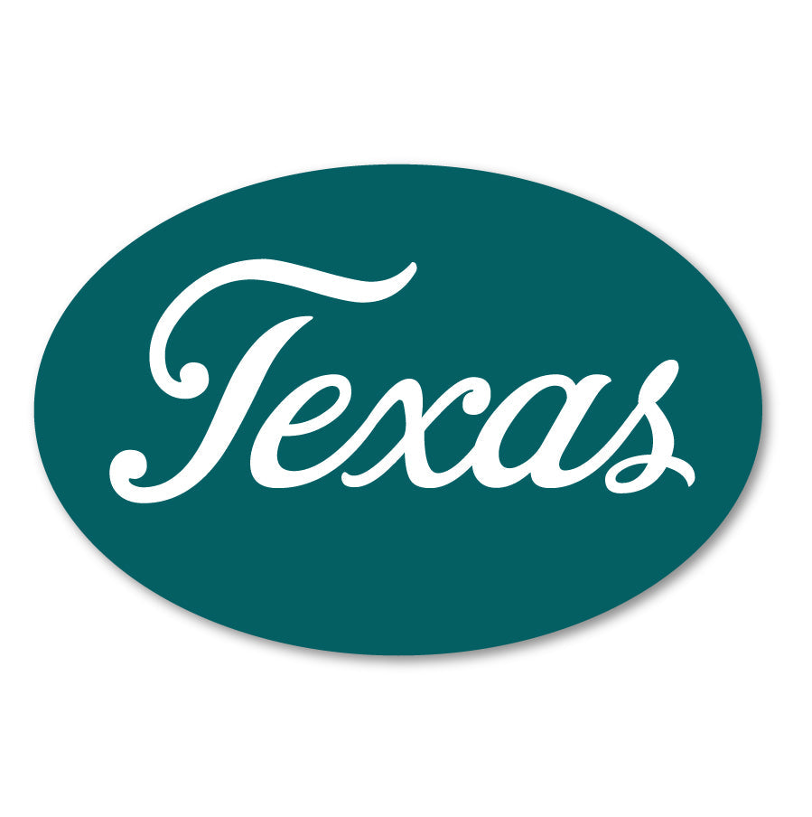 Texas Script Decal