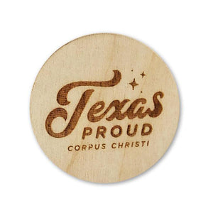 Wooden Magnet - Texas Proud
