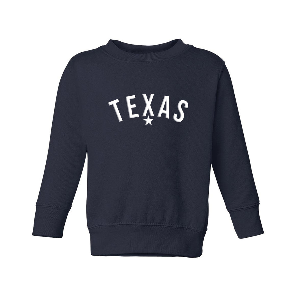 Texas Star Puff Print Toddler Sweatshirt