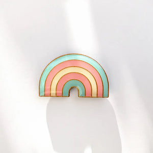 Retro Style Pride Rainbow Pin