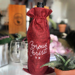 Jute Corpus Christi Wine Bags