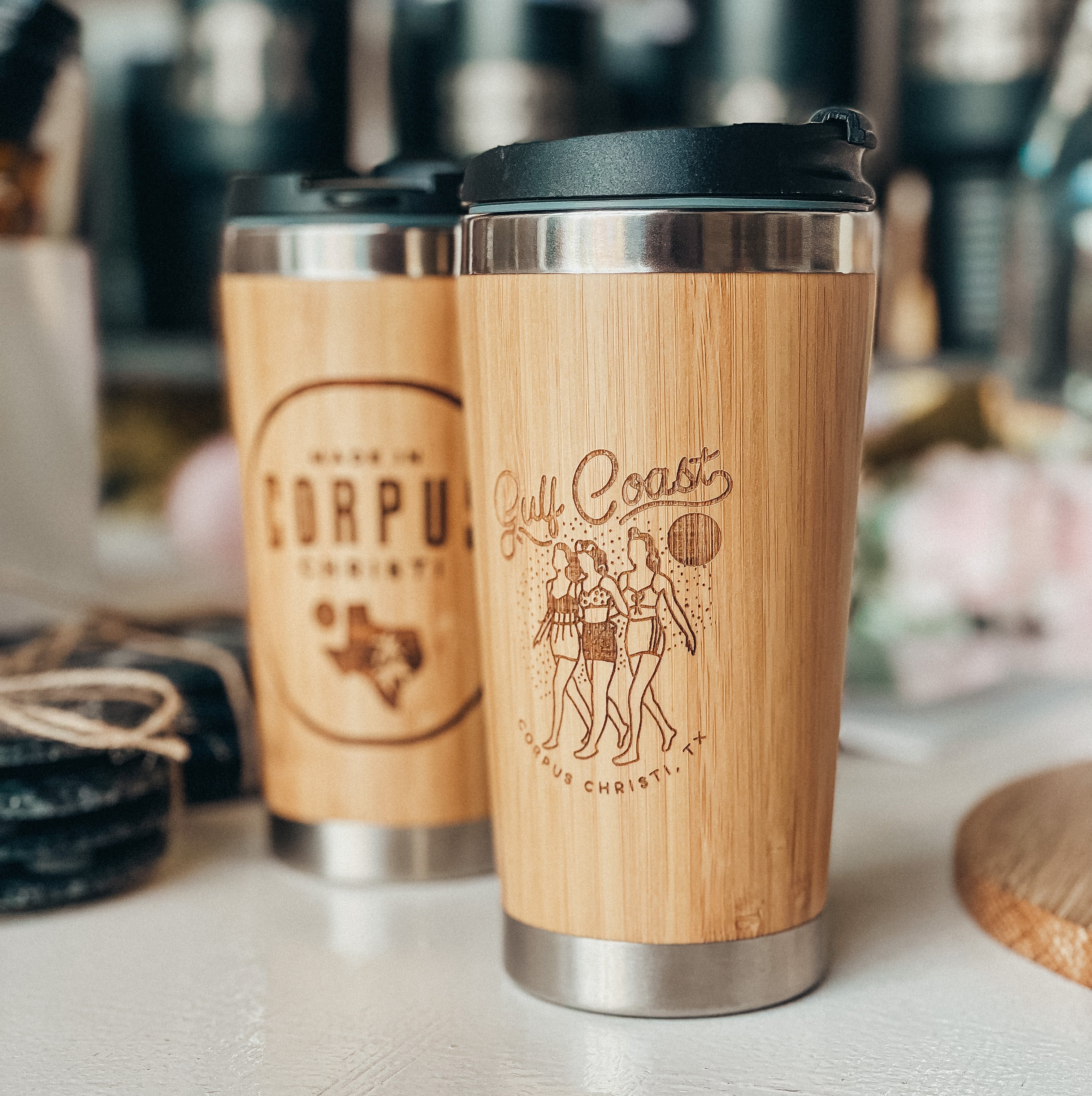 Personalize Wooden Tumbler